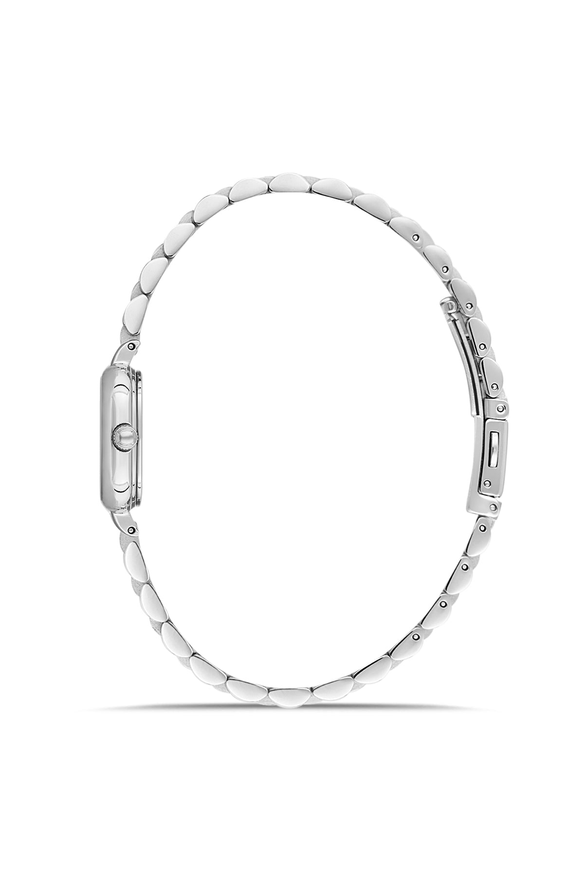 RMS Zeitmeister Silver Dial Silver Plated Women's Watch - Stainless Steel Bracelet - RMS.1.AG2227.10