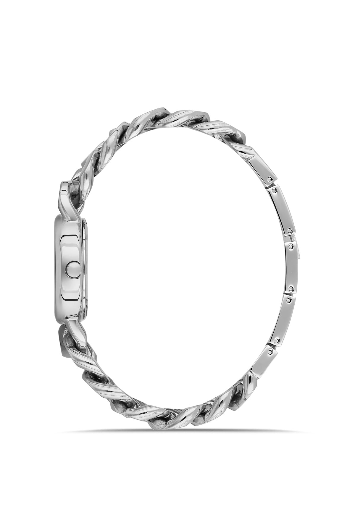 RMS Zeitmeister Silver Dial Silver Plated Women's Watch - Stainless Steel Bracelet - RMS.1.AG2230.10