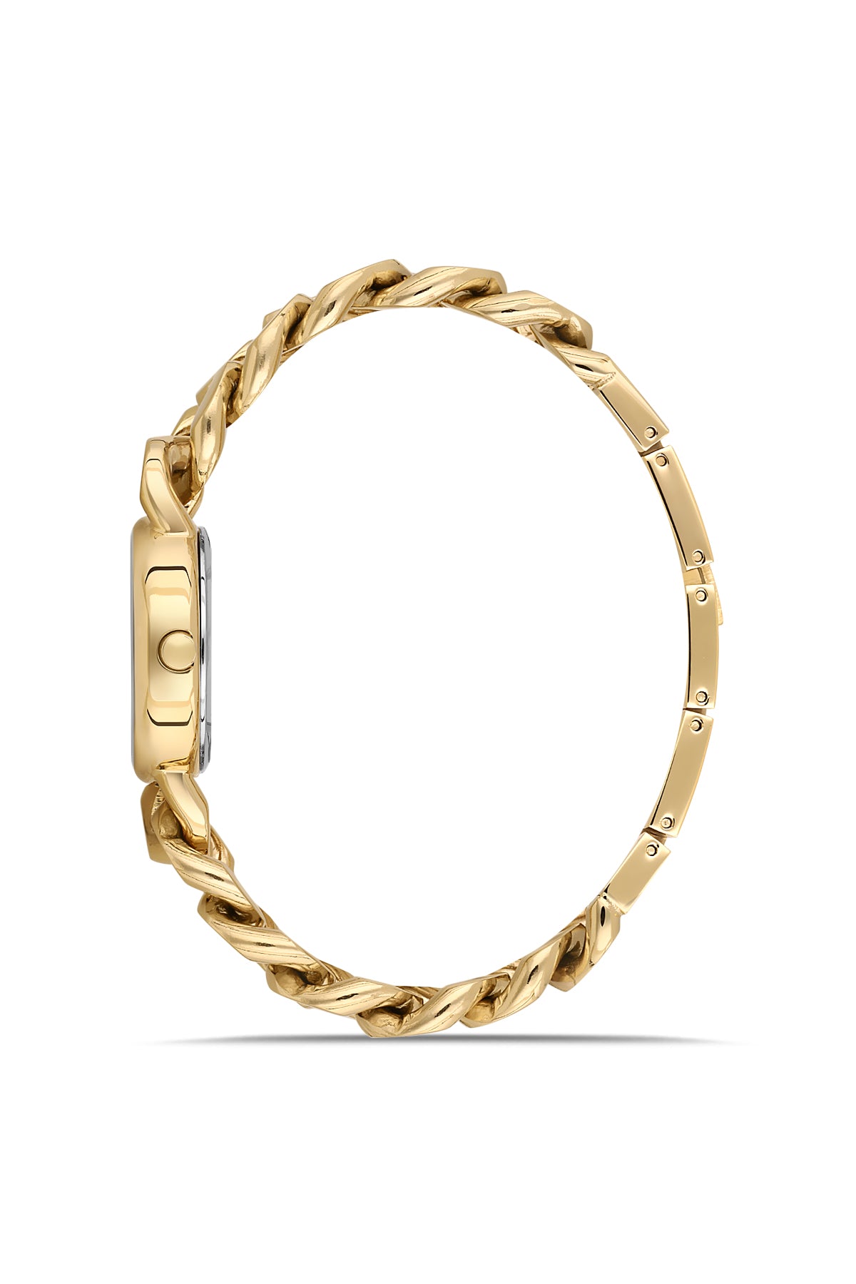 RMS Zeitmeister Silver Dial Gold Plated Women's Watch - Stainless Steel Bracelet - RMS.1.AG2230.20