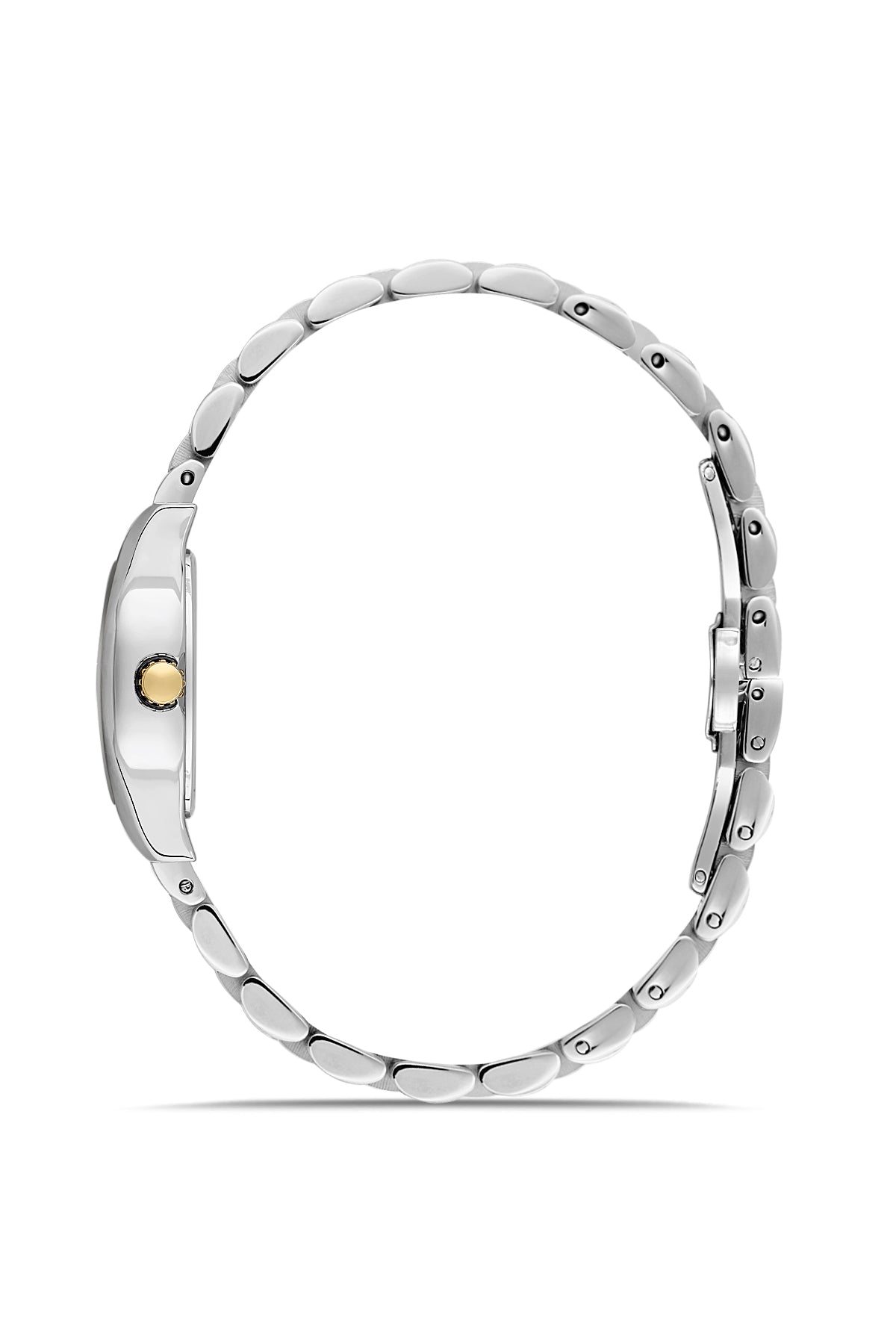 RMS Zeitmeister RMS.1.AG2177.49 women's watch with green dial, two-tone case and stainless steel bracelet – view 2