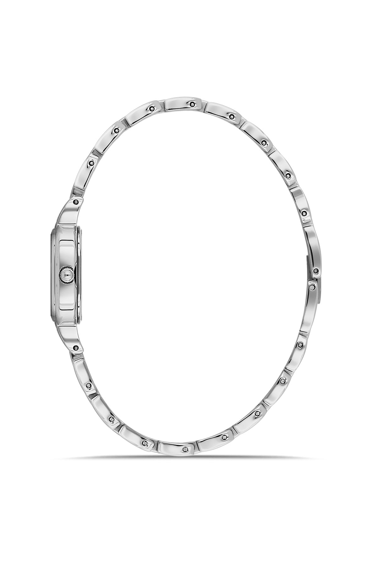 RMS Zeitmeister Silver Dial Silver Plated Women's Watch - Stainless Steel Bracelet - RMS.1.AG2187.10