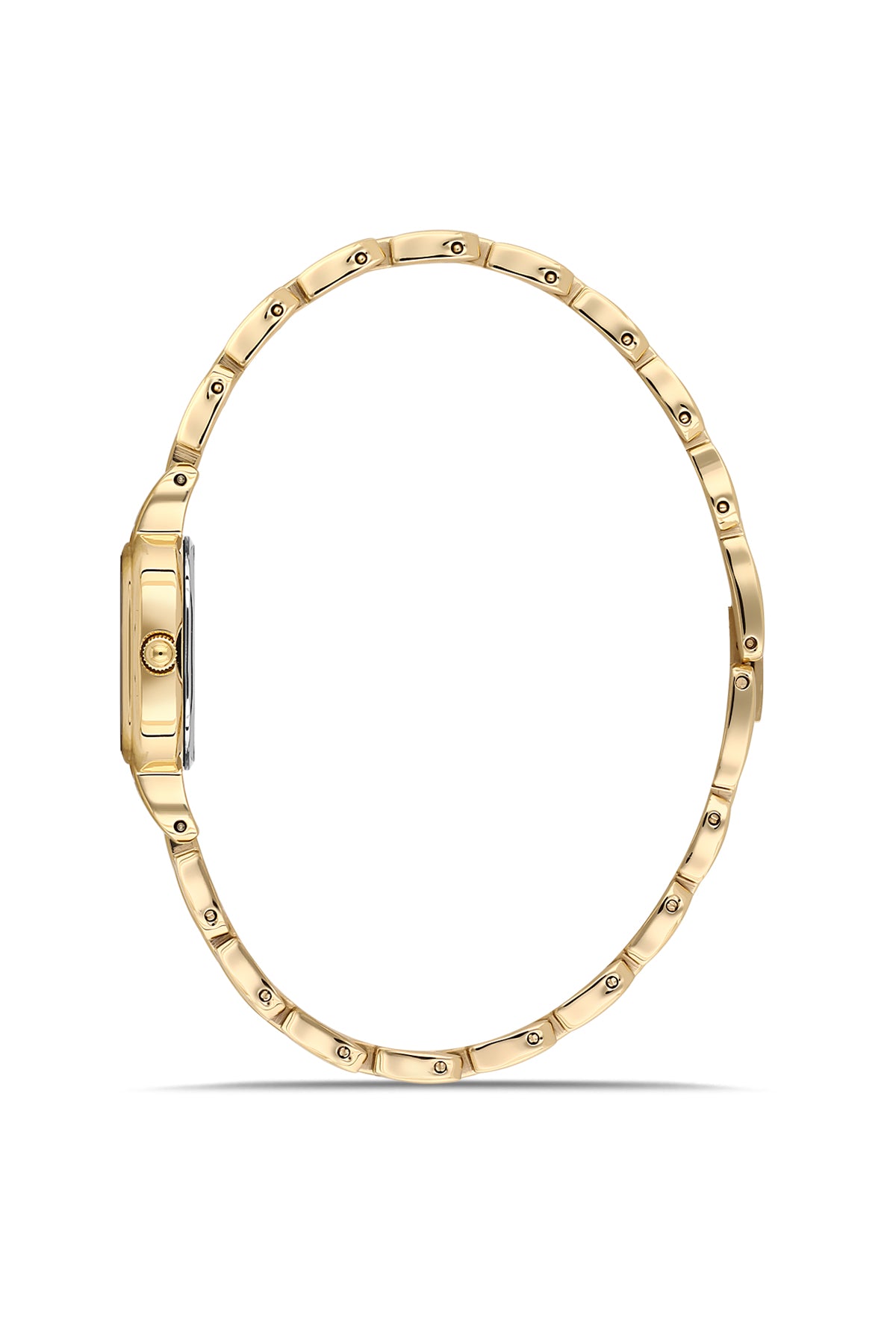 RMS Zeitmeister Silver Dial Gold Plated Women's Watch - Stainless Steel Bracelet - RMS.1.AG2187.20
