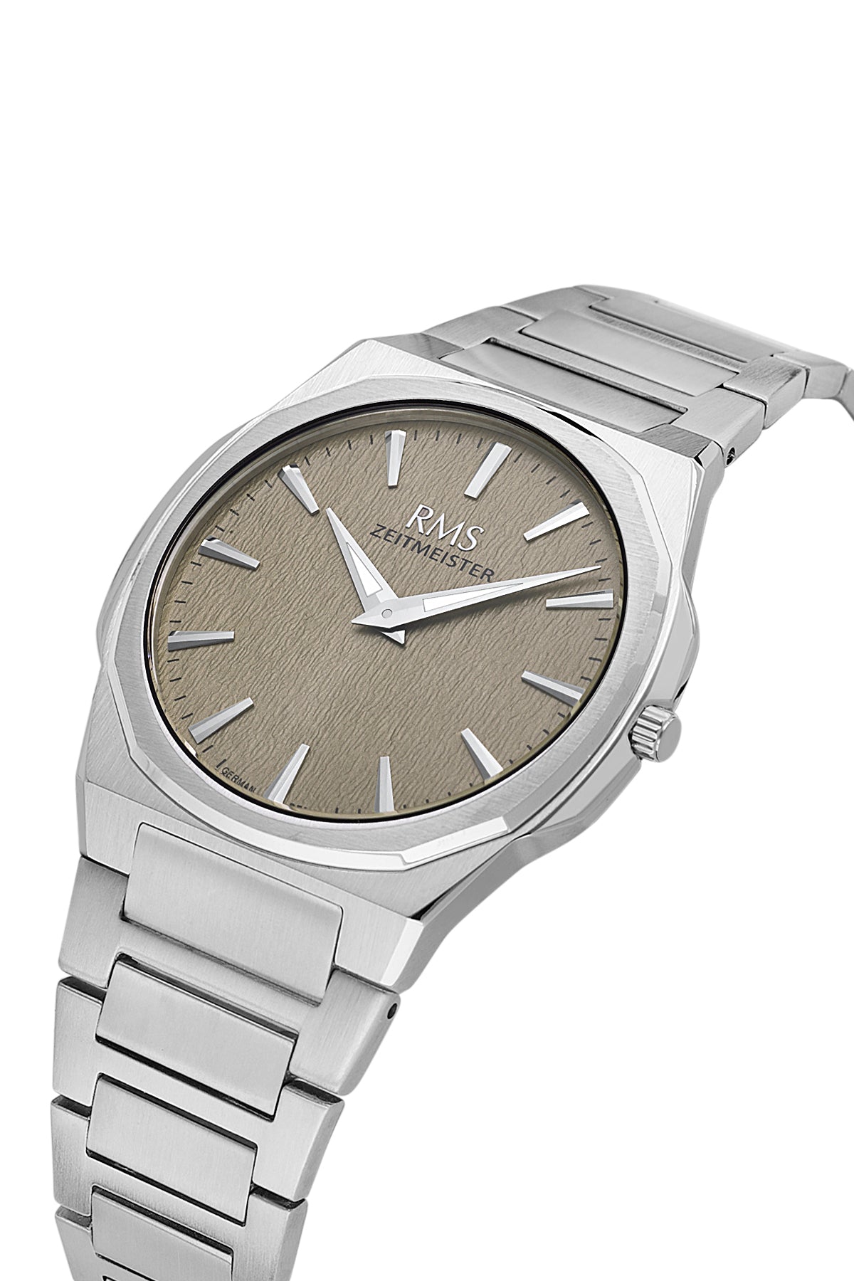 RMS Men's Gray Dial Silver Stainless Steel Watch - RMS.1.AG2180.17