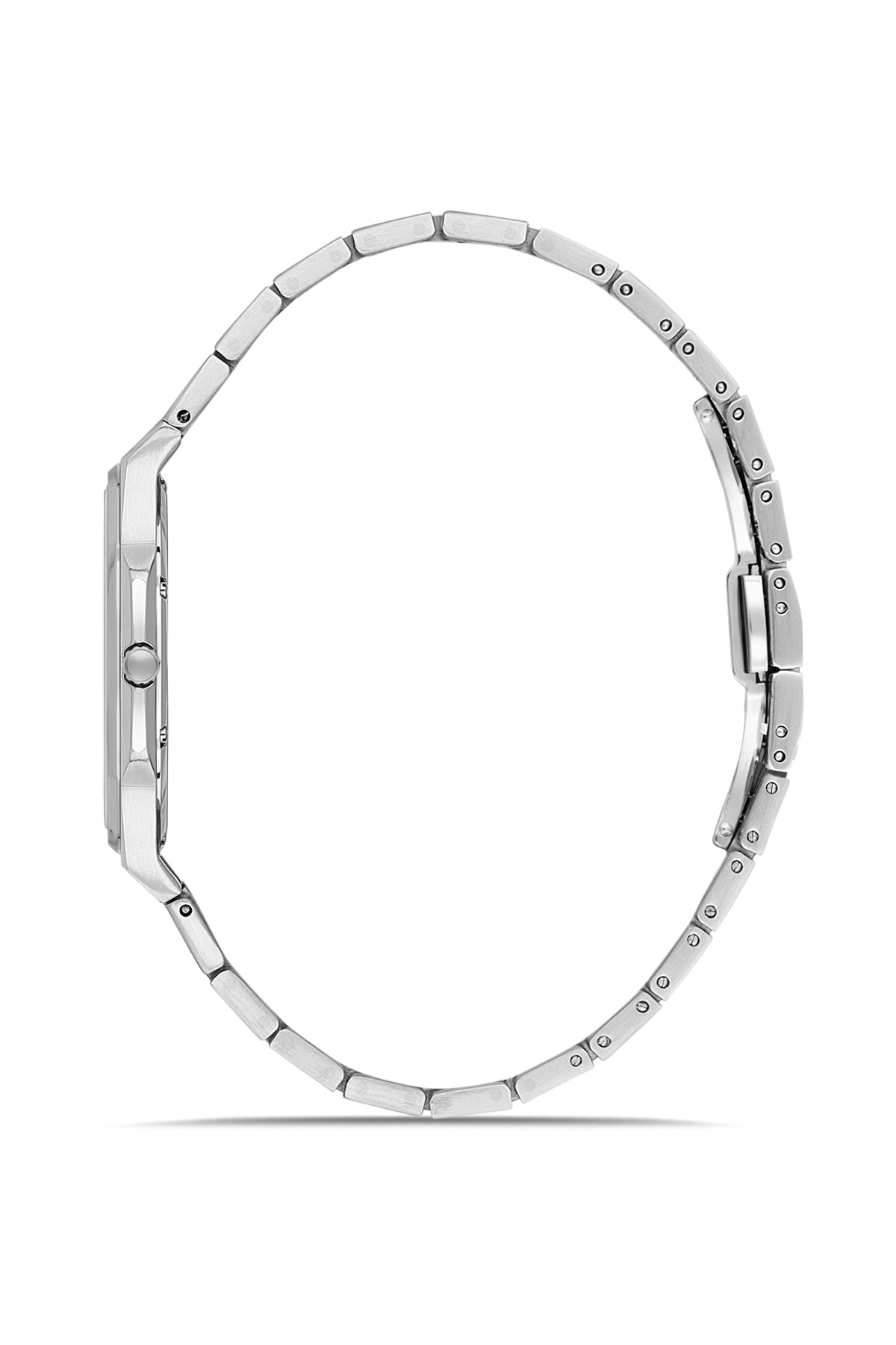 RMS Men's Silver Dial Silver Stainless Steel Watch - RMS.1.AG2180.10