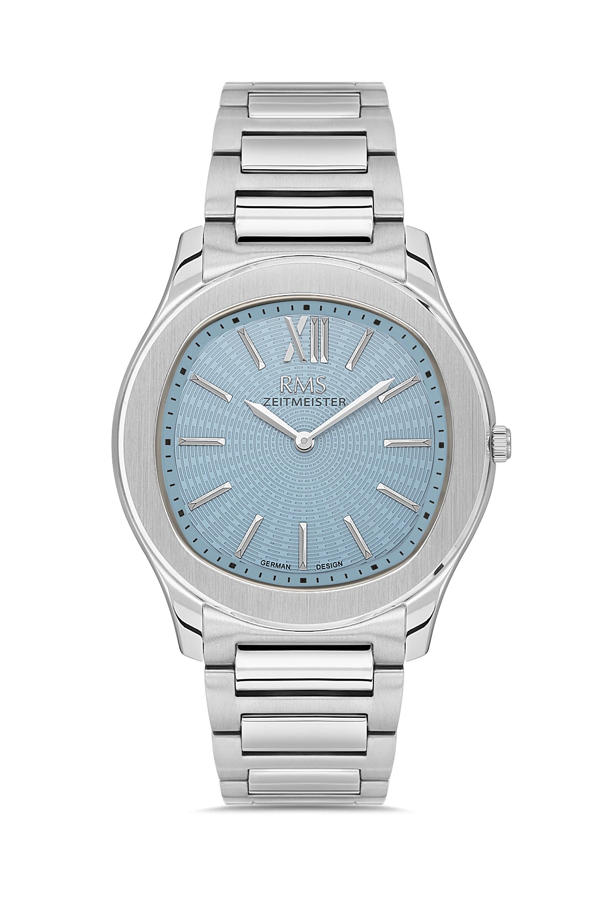 RMS Men's Tiffany Blue Dial Silver Stainless Steel Watch - RMS.1.AG2218.14