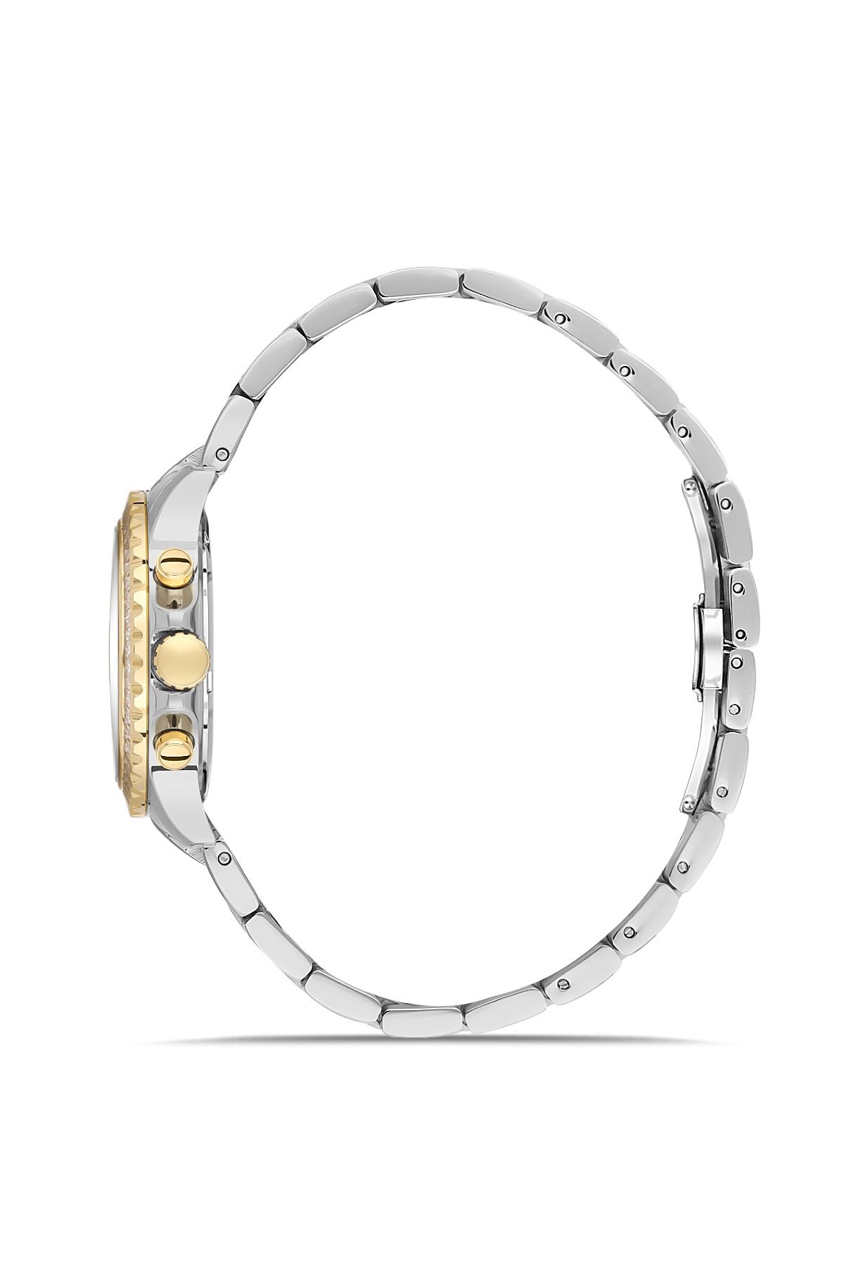 RMS Women's Green Dial Gold & Silver Multi Function Stainless Steel Watch - RMS.1.AG2169.49