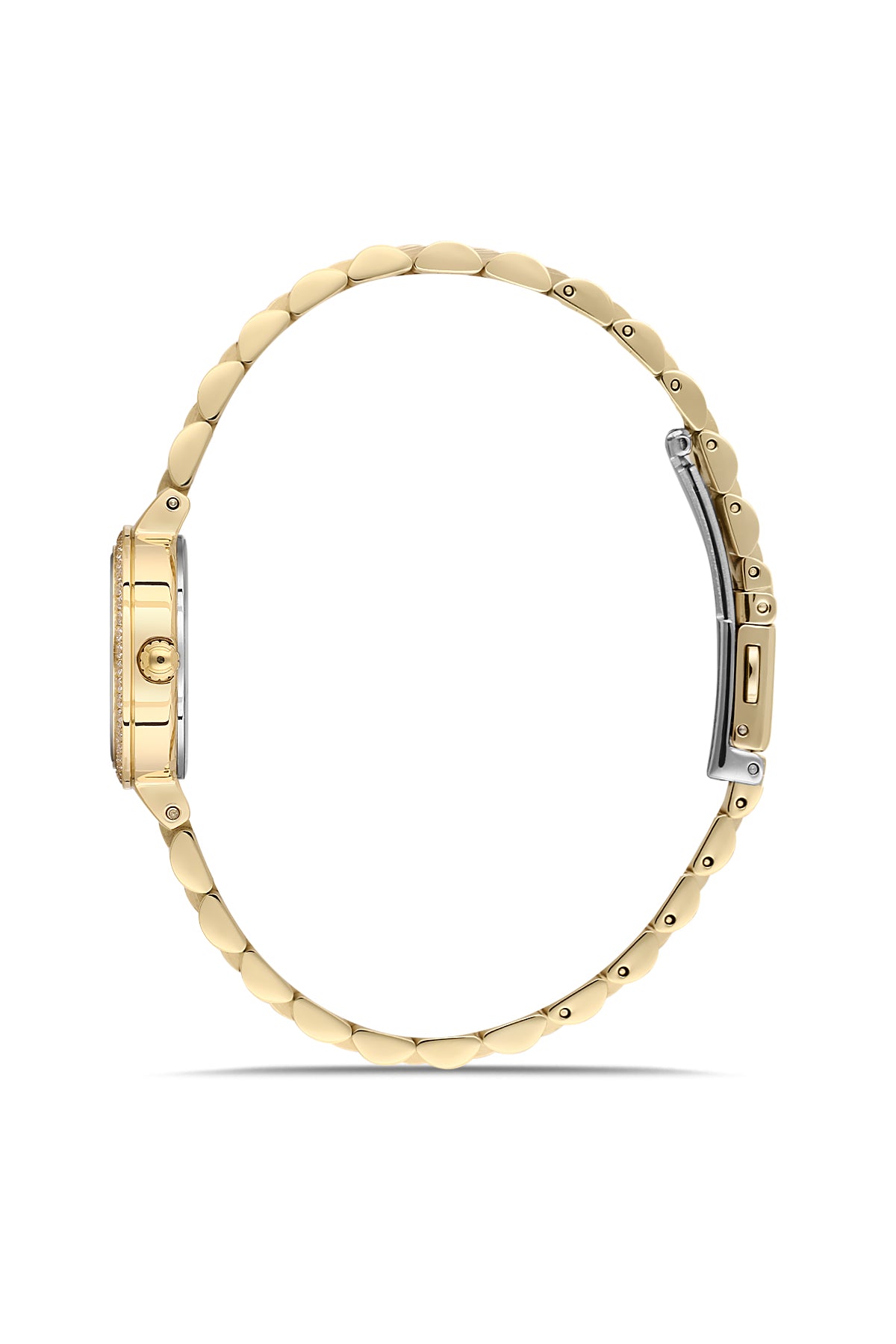 RMS Women's Green Dial Gold Stone Detailed Stainless Steel Watch - RMS.1.AG2226.29