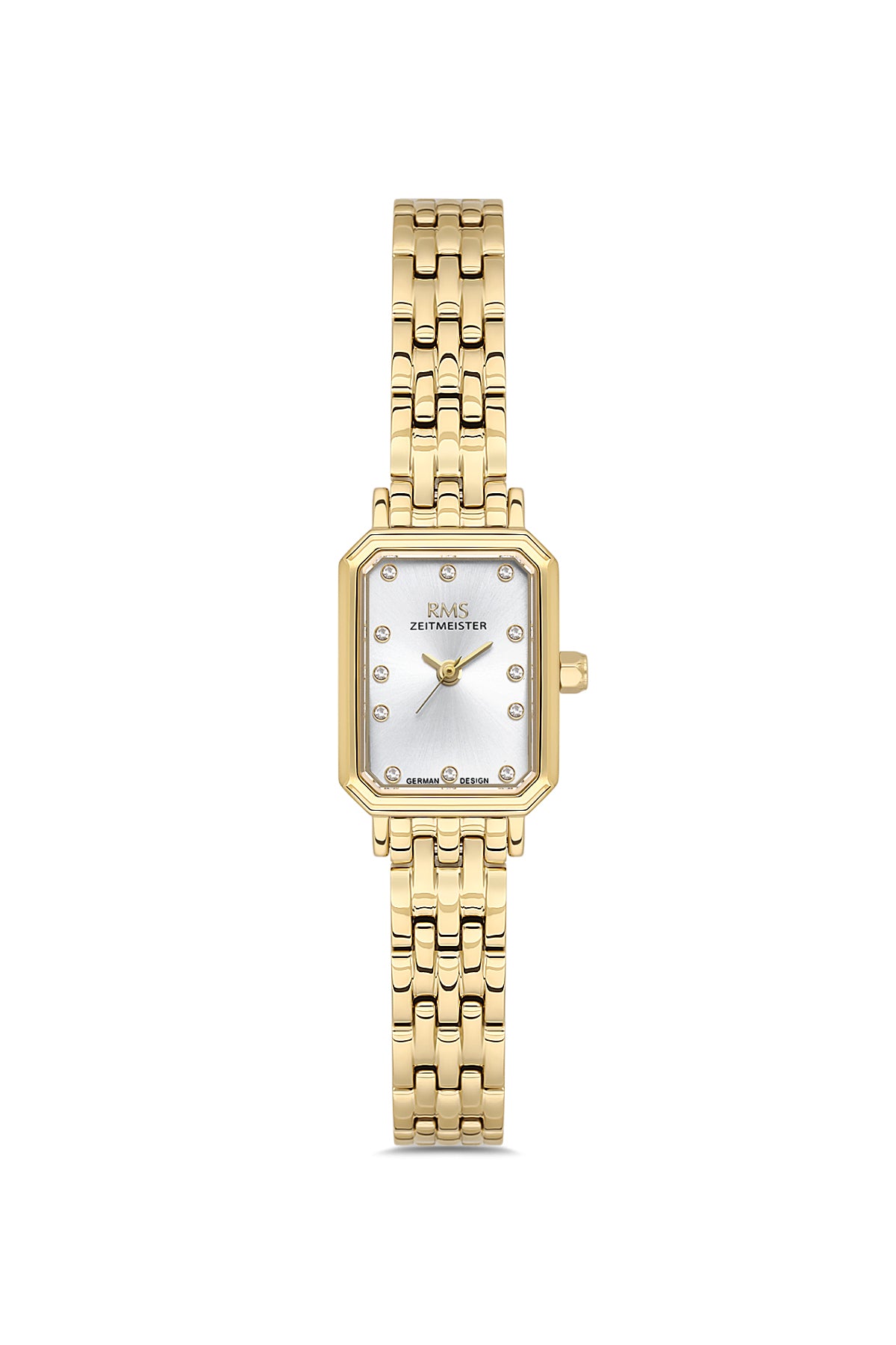 RMS Women's Silver Dial Gold Stainless Steel Watch - RMS.1.AG2229.20