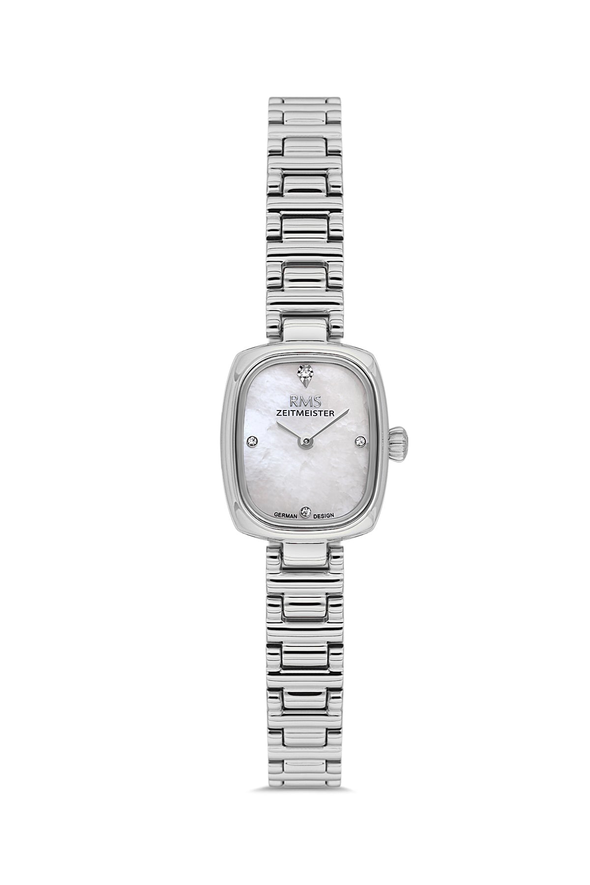 RMS Women's Silver Dial Silver Stainless Steel Watch - RMS.1.AG2189.10