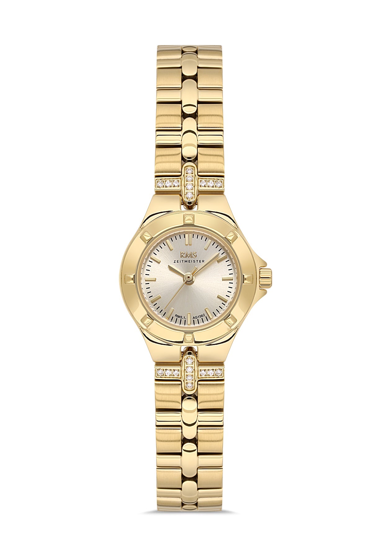RMS Yellow Dial Yellow Coated Women's Wristwatch - RMS.1.AG1562.07